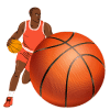 Basketball symbolizing energetic sports action and engaging Gaming Entertainment