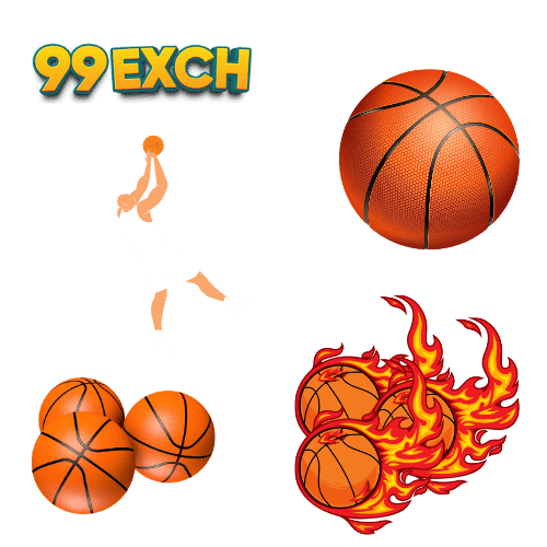 Basketball representing energetic sports-based Gaming Entertainment and competitive Game Entry